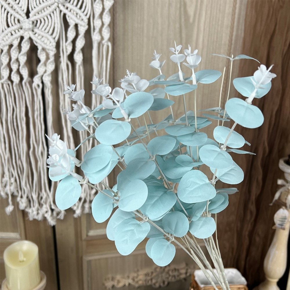 47cm 16-Branch Artificial Eucalyptus Leaves