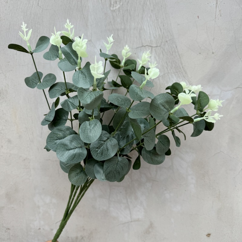 47cm 16-Branch Artificial Eucalyptus Leaves