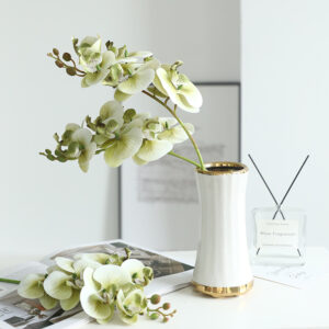 60cm 7-Head Soft Rubber Artificial Orchid Flower Phalaenopsis