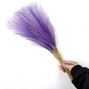 55cm Artificial Pampas Grass Boho Home Decor - Image 49