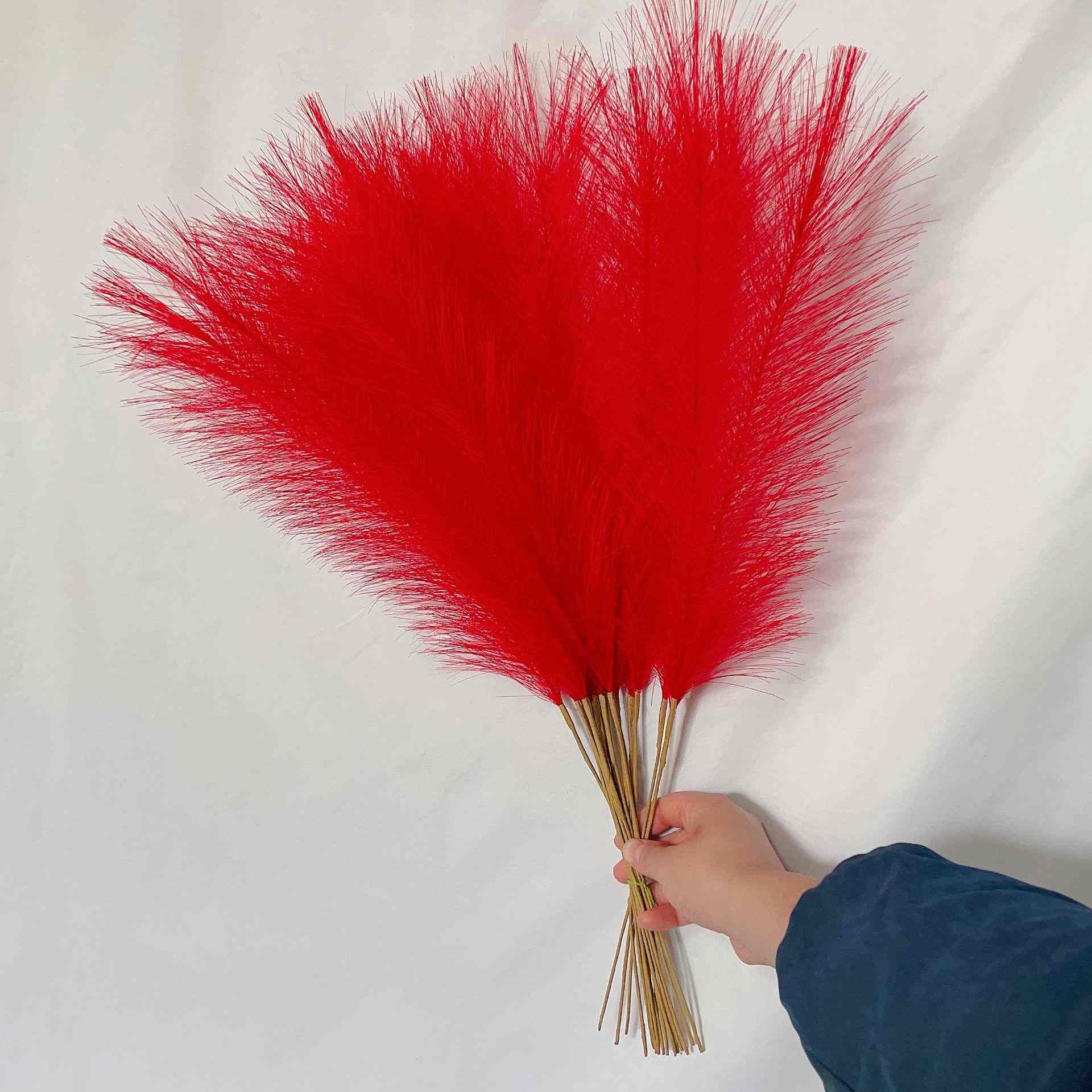55cm Artificial Pampas Grass Boho Home Decor - Image 30