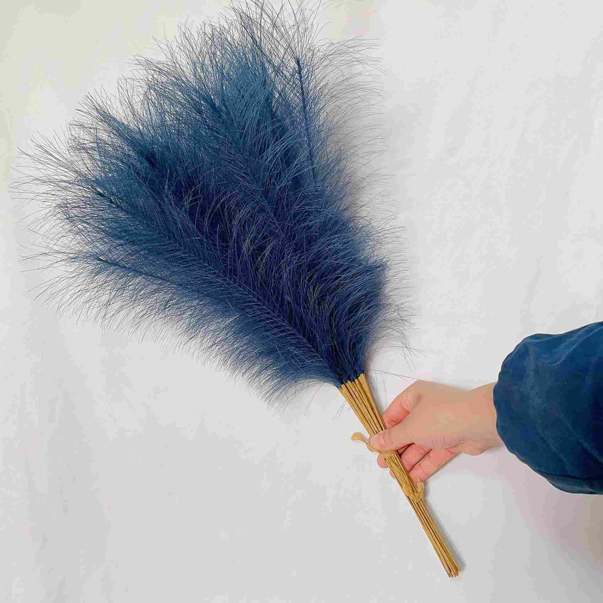 55cm Artificial Pampas Grass Boho Home Decor - Image 32