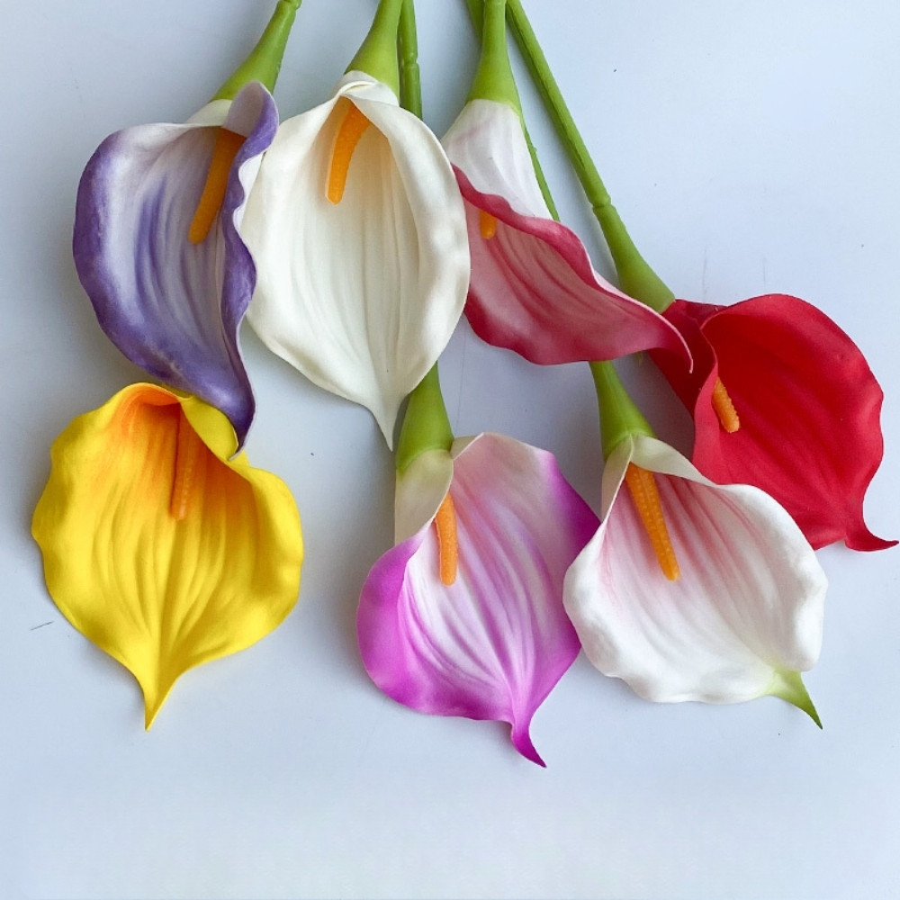 62cm PU Detachable Artificial Calla Lily Flower