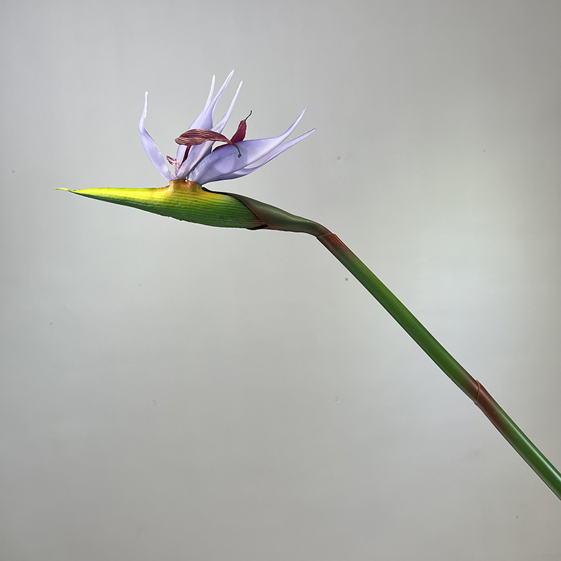85cm Artificial Soft Rubber Real Touch Bird of Paradise Strelitzia Reginae Flower