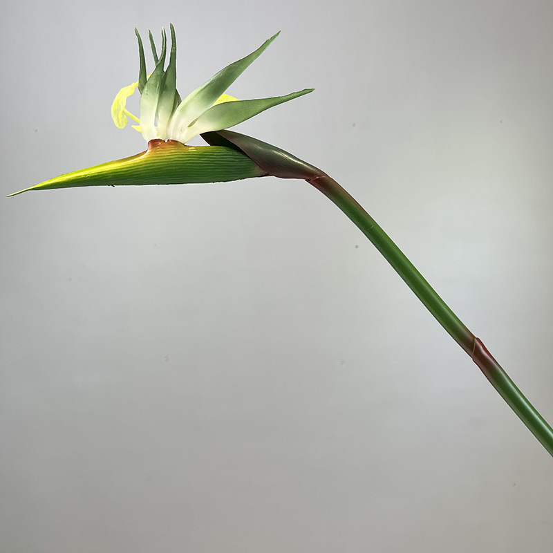 85cm Artificial Soft Rubber Real Touch Bird of Paradise Strelitzia Reginae Flower