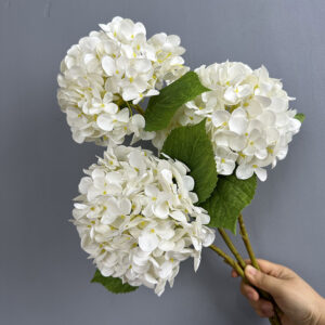 44cm Real Touch Artificial Hydrangea Flower - Image 7