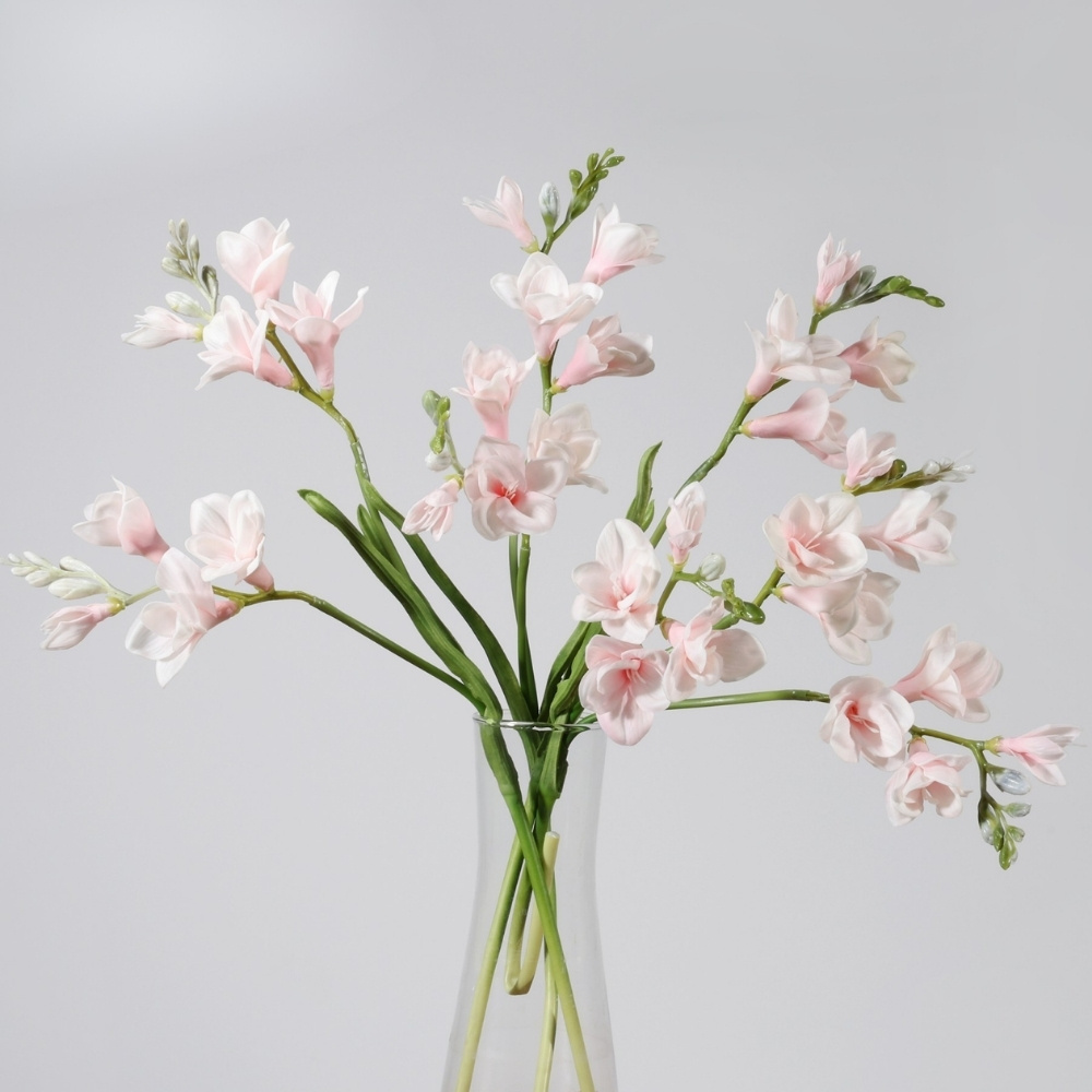 54cm Artificial PU Freesia Daffodil Flower