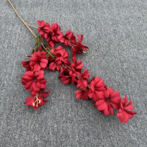 100cm Silk 3-Branched Artificial Delphinium Larkspur Flower Artificial Lilac Sprays - Image 4