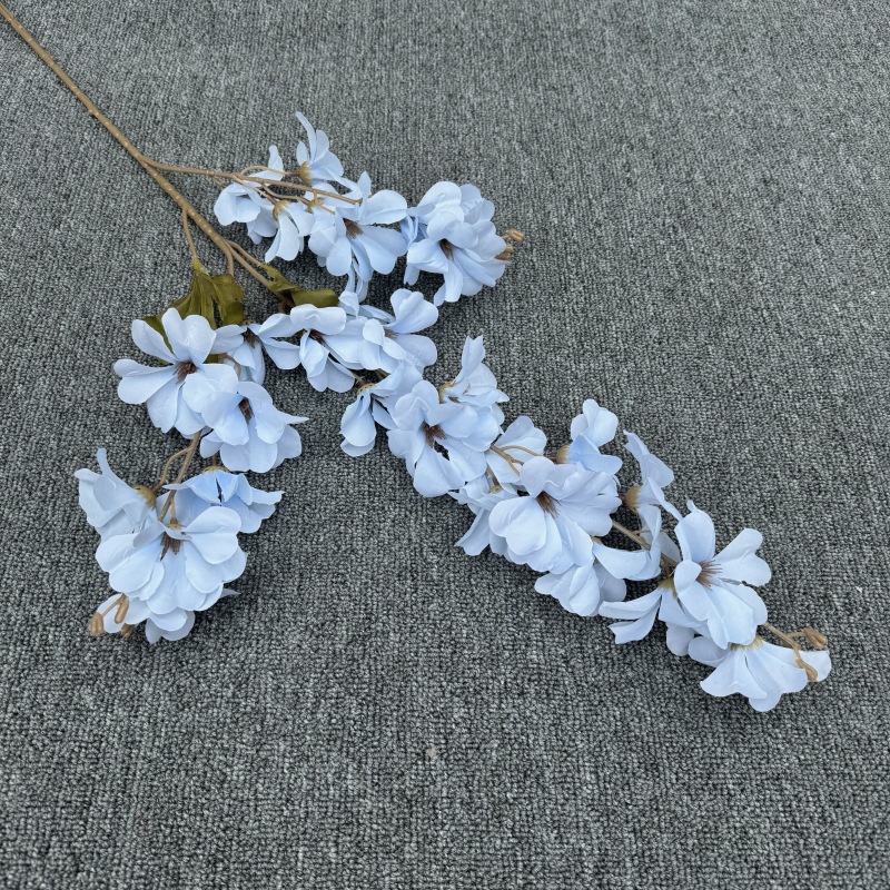 100cm Silk 3-Branched Artificial Delphinium Larkspur Flower Artificial Lilac Sprays
