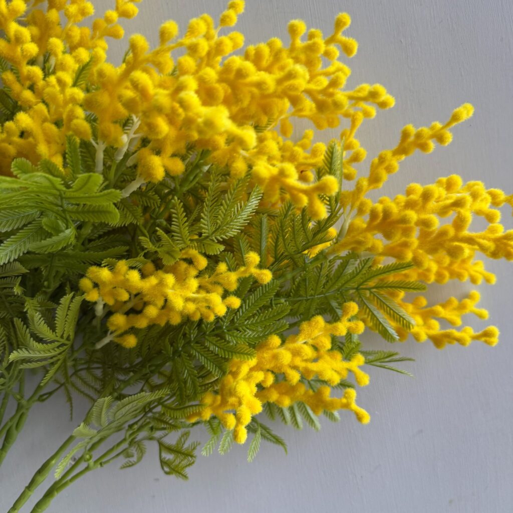 75cm 2 Branches Artificial Mimosa Acacia Flower