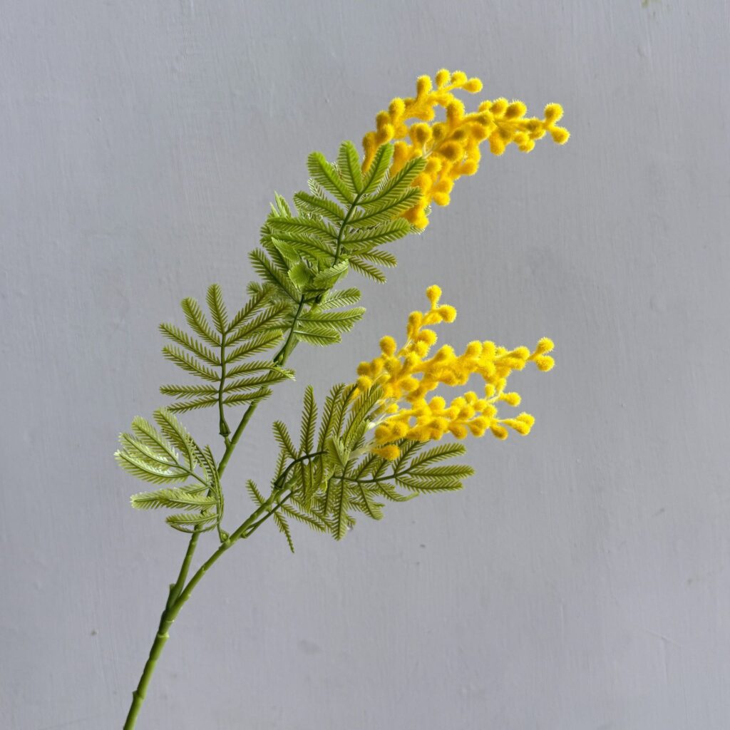 75cm 2 Branches Artificial Mimosa Acacia Flower