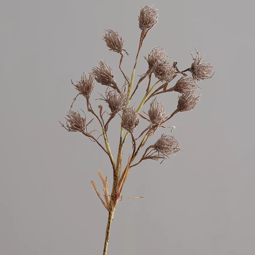 Artificial Dried Flowers & Plants with Autumn Winter Withered Effect, Floral Arrangement Materials