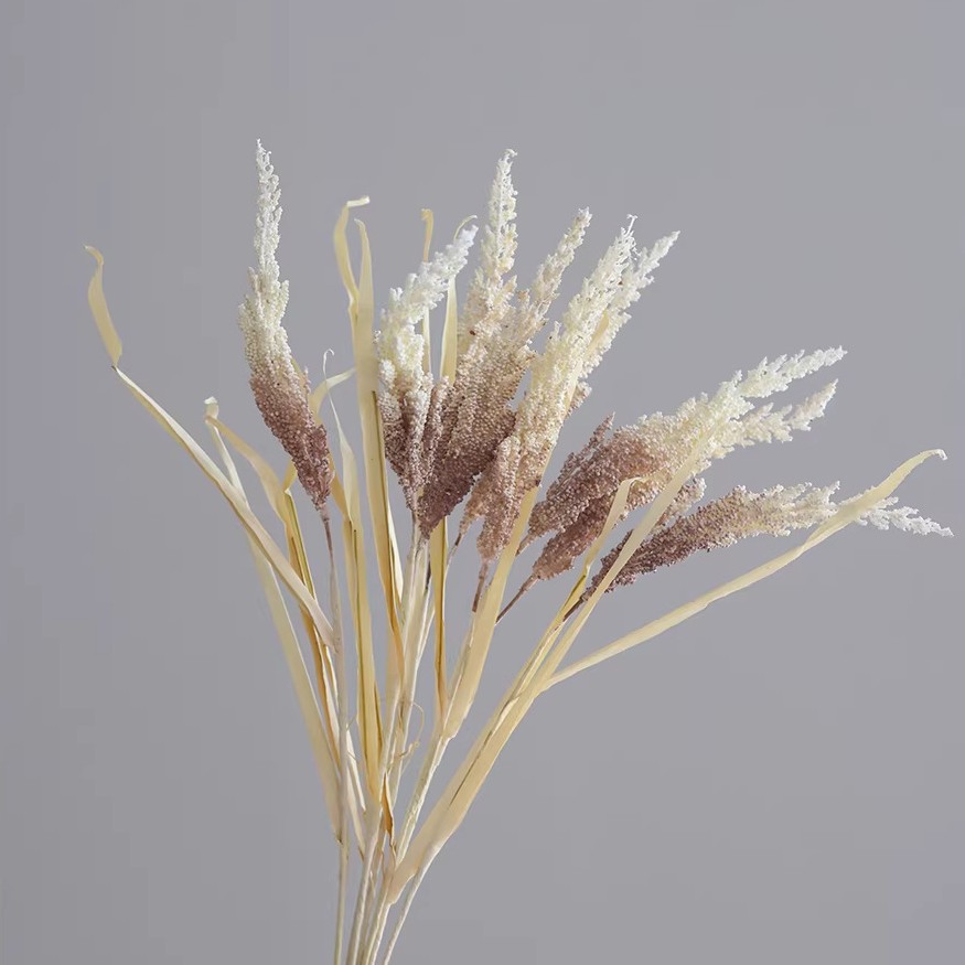 Artificial Dried Flowers & Plants with Autumn Winter Withered Effect, Floral Arrangement Materials