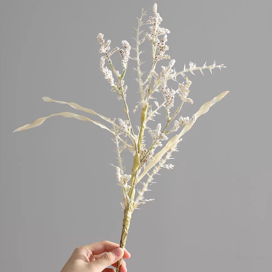 Artificial Dried Flowers & Plants with Autumn Winter Withered Effect, Floral Arrangement Materials