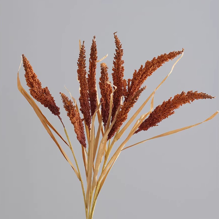Artificial Dried Flowers & Plants with Autumn Winter Withered Effect, Floral Arrangement Materials