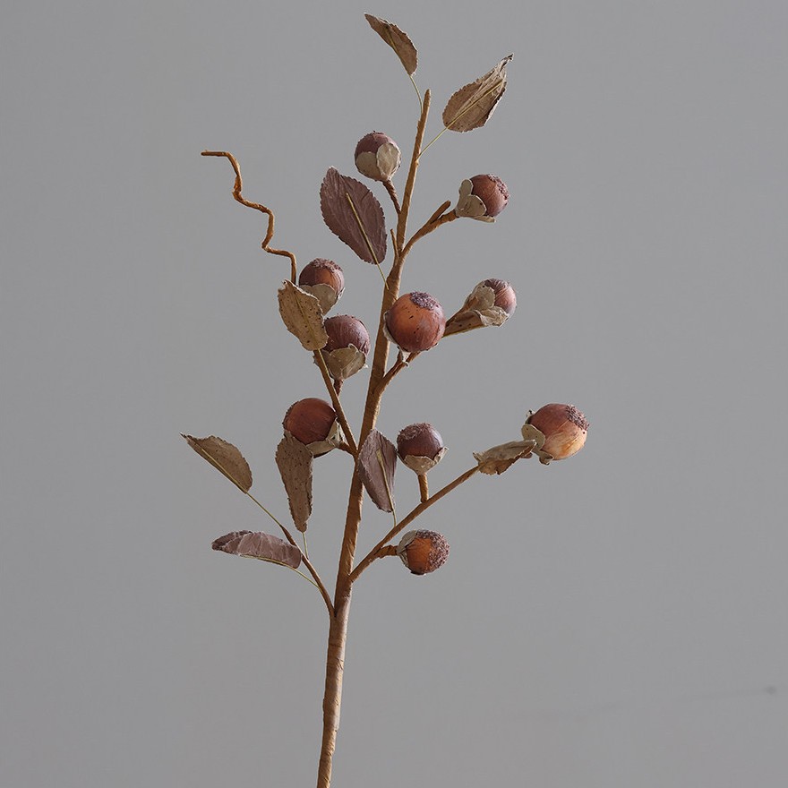 Artificial Dried Flowers & Plants with Autumn Winter Withered Effect, Floral Arrangement Materials