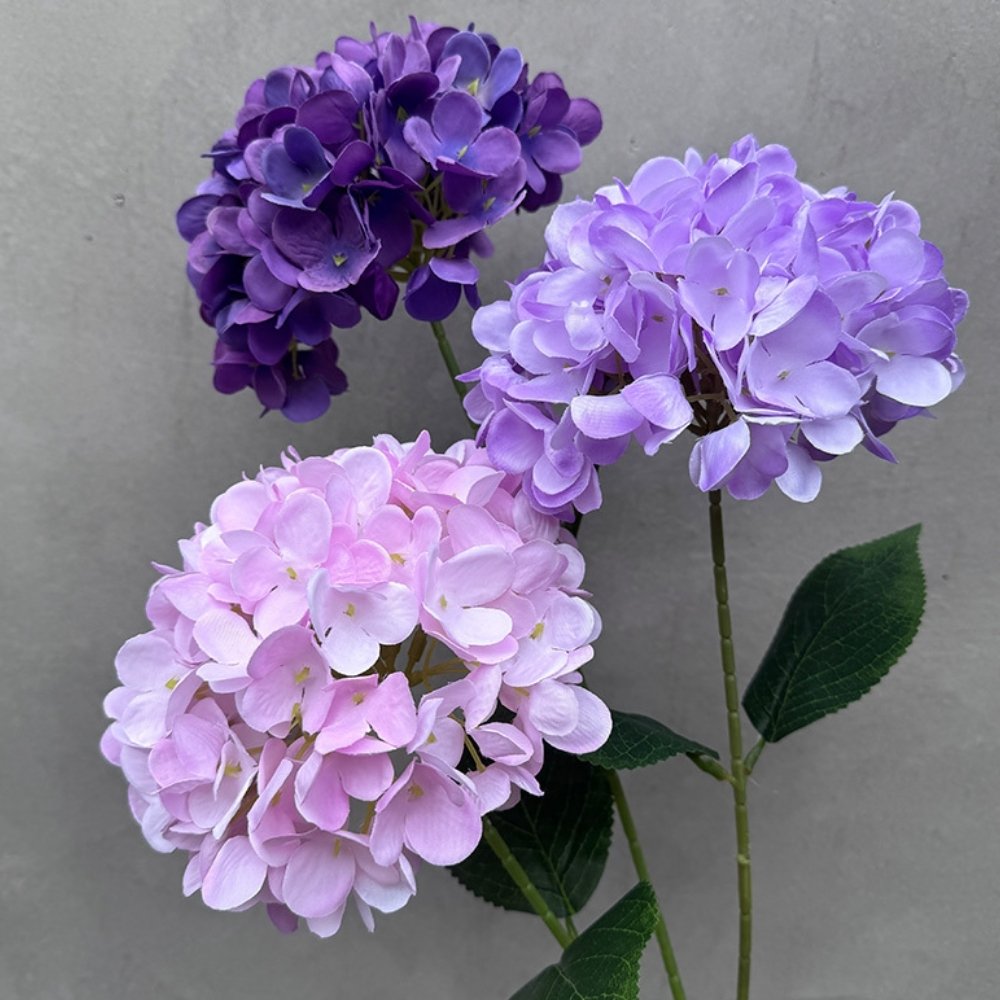 70cm Silk Leafless Artificial Hydrangea Flower