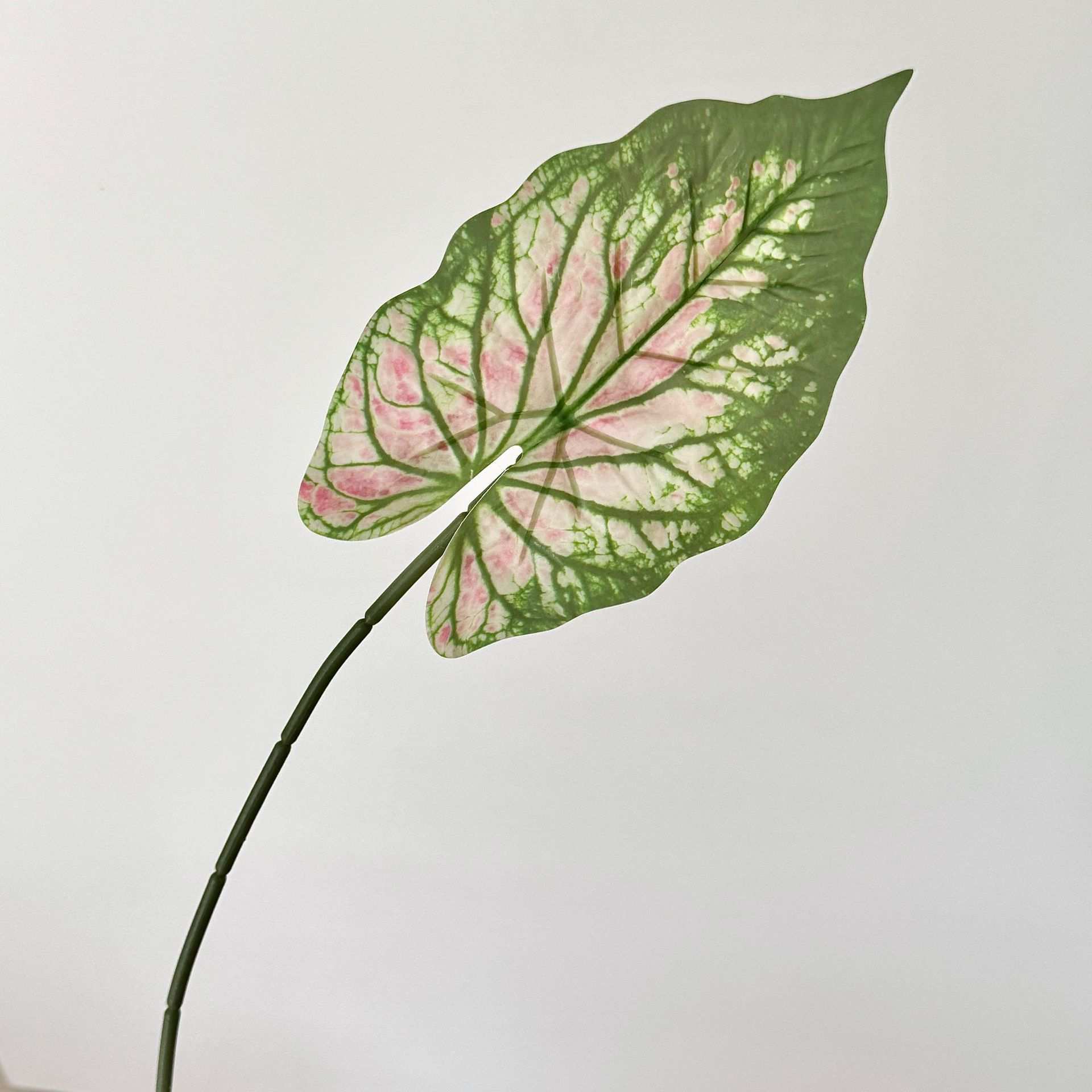 68cm 3D Printed Alocasia Leaves & Colored Taro Leaves Artificial Green Plants - Image 7