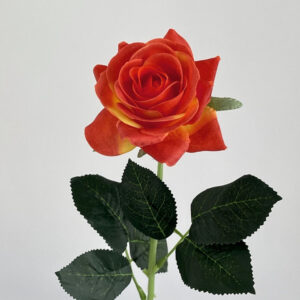 44cm Real Touch Artificial Rose Flower - Image 4