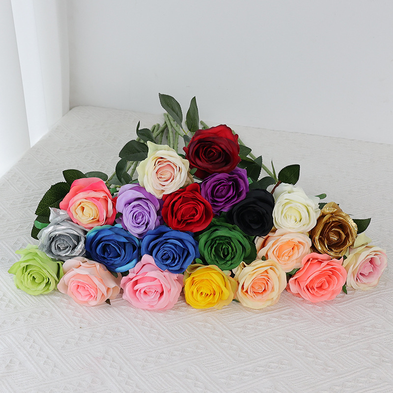 52cm Silk Artificial Rose Flower