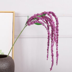 120cm Silk&Eco-friendly Foam Artificial Amaranthus Hanging Plant - Image 6