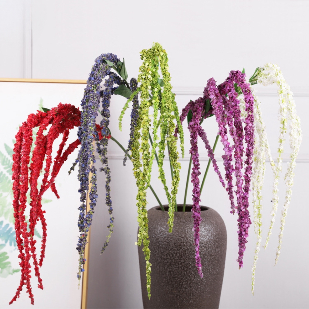 120cm Silk&Eco-friendly Foam Artificial Amaranthus Hanging Plant