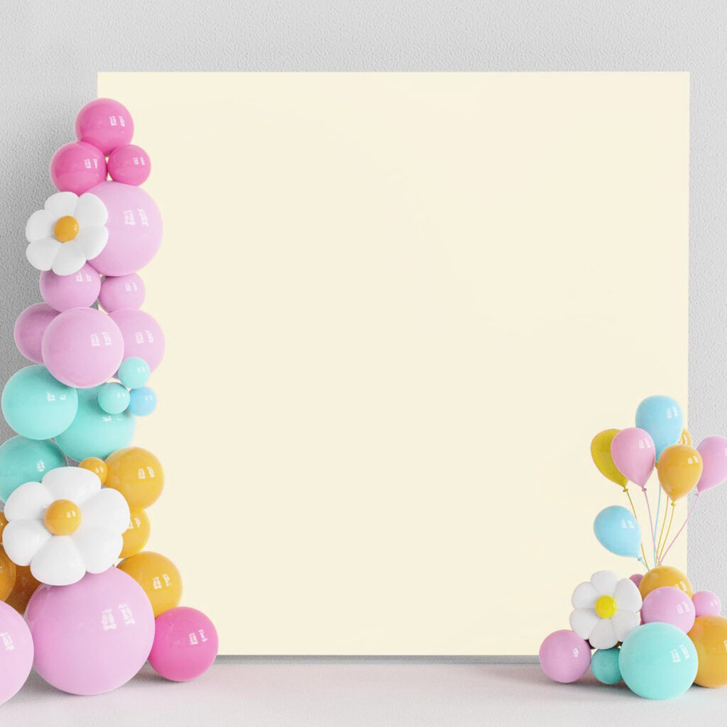 6.6\7\8FT White Square Backdrop Arch Fabric Cover for Party & Wedding