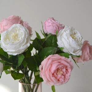 45cm Real Touch Artificial Austin Rose Flower