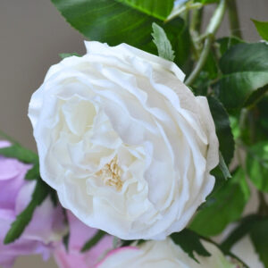 45cm Real Touch Artificial Austin Rose Flower - Image 5
