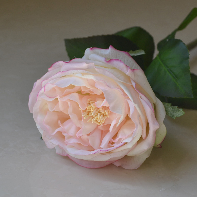 45cm Real Touch Artificial Austin Rose Flower