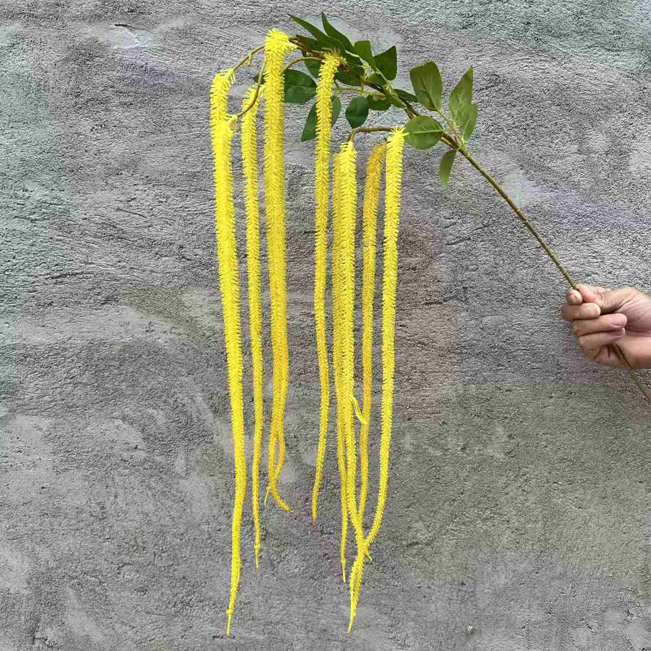 118cm Soft Rubber Artificial Amaranthus Trailing Plant - Image 8