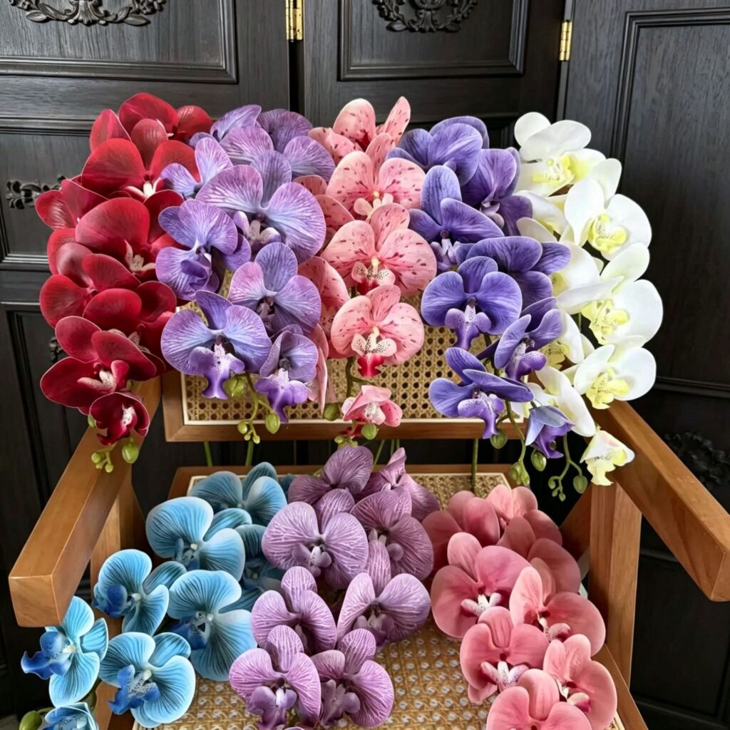 105cm 9-Head Artificial Orcid Flower Phalaenopsis