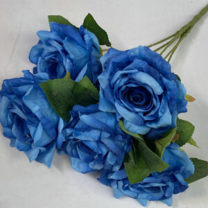 50cm Silk 5-Head Artificial Rose Flower - Image 7