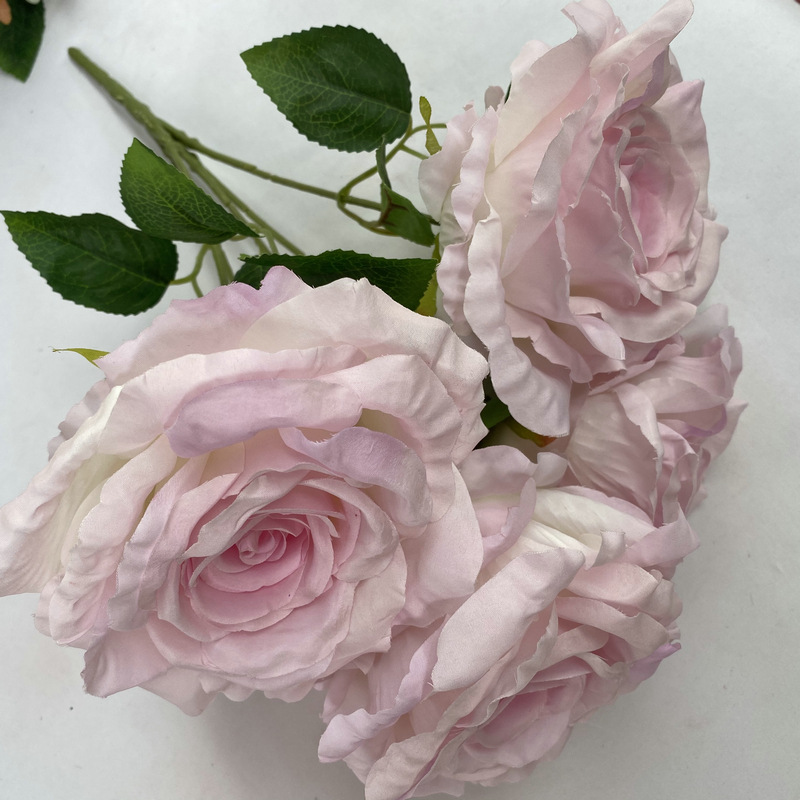 50cm Silk 5-Head Artificial Rose Flower