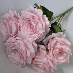 50cm Silk 5-Head Artificial Rose Flower - Image 15