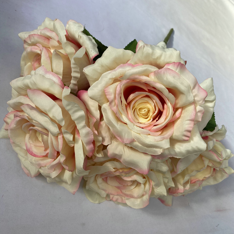 50cm Silk 5-Head Artificial Rose Flower