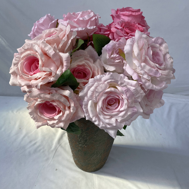 50cm Silk 5-Head Artificial Rose Flower