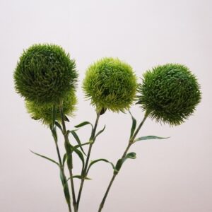 55cm Soft Rubber Artificial Dianthus Green Plant