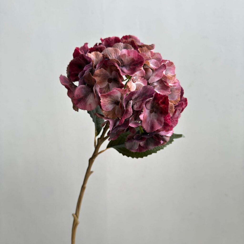 51cm Autumn-Style Silk Artificial Hydrangea Flower
