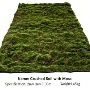 2m Artificial Moss Mat for Plant Landscape Decoration - Image 4