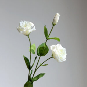 3 Heads 75cm Real Touch Artificial Eustoma - Image 5
