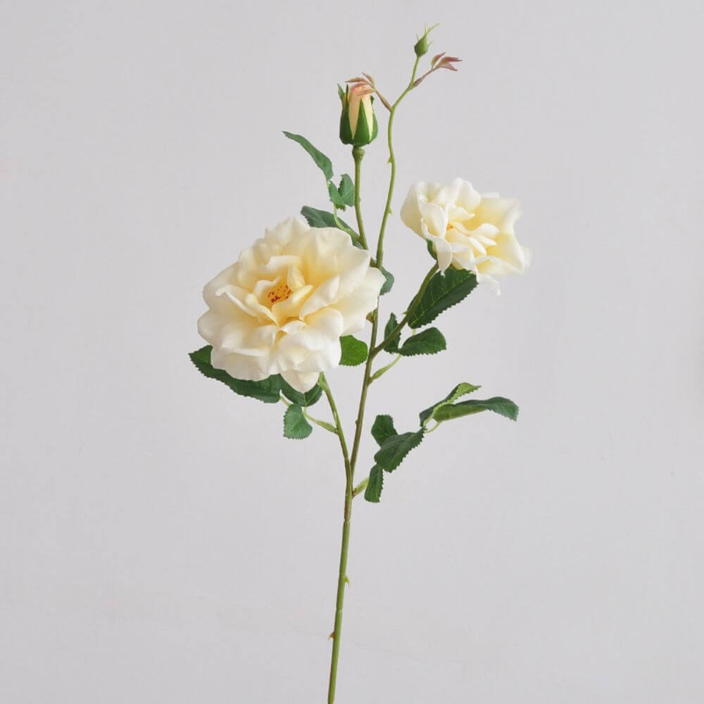 70cm 3-Head Real Touch Artificial Rose Flower