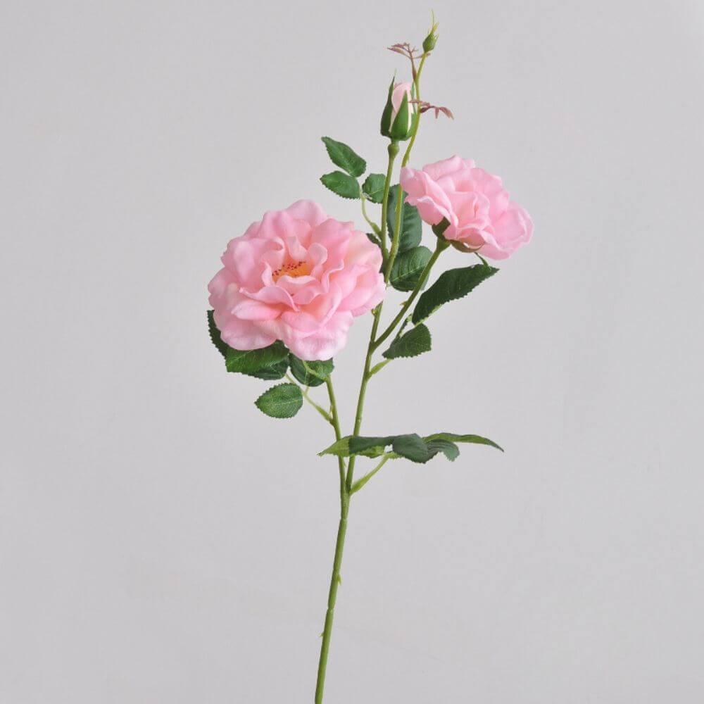 70cm 3-Head Real Touch Artificial Rose Flower