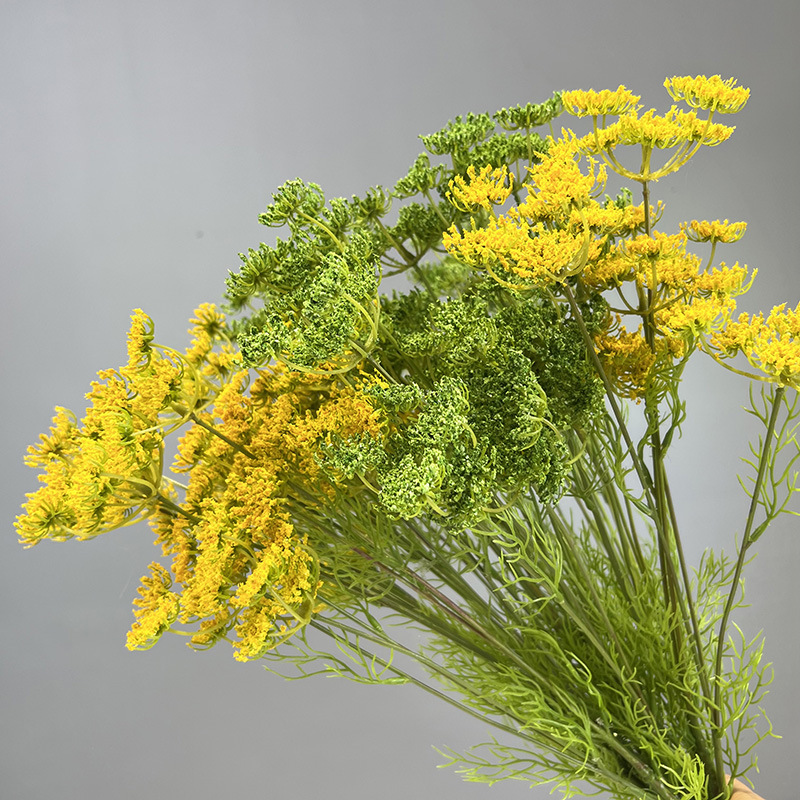 81cm 5-Head Artificial Dill Wildflower Branch