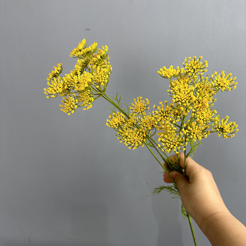 81cm 5-Head Artificial Dill Wildflower Branch