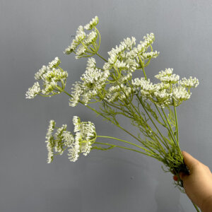 81cm 5-Head Artificial Dill Wildflower Branch - Image 4
