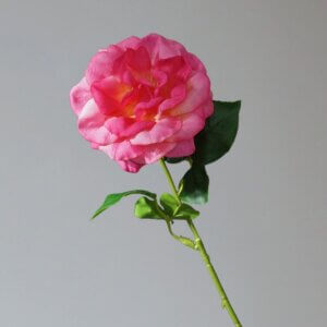 60cm Soft Rubber Real Touch Artificial Rose - Image 4
