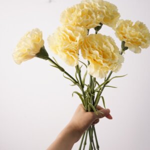 50cm Real Touch Artificial Carnation Flower