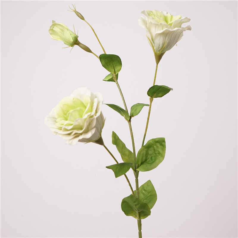 70cm 3-Head Real Touch Artificial Lisianthus