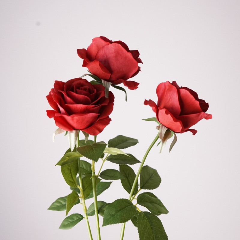 65cm Real Touch Artificial Rose Flower